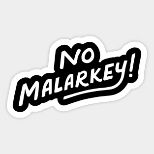 no malarkey biden 2024 Sticker